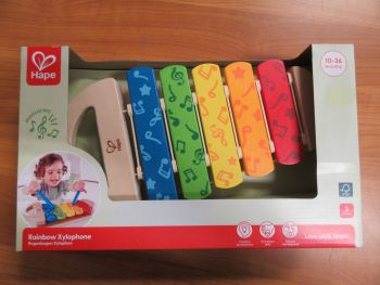 Разноцветен ксилофон Hape - нарушен търговски вид - 6943478025226-оказион - Онлайн книжарница Ciela | ciela.com