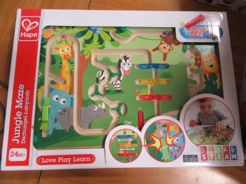 Дървена играчка Hape - лабиринт - джунгла - нарушен търговски вид - 6943478029712 - Онлайн книжарница Сиела | Ciela.com