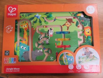 Дървена играчка Hape - лабиринт - джунгла - нарушен търговски вид - 6943478029712 - Онлайн книжарница Сиела | Ciela.com