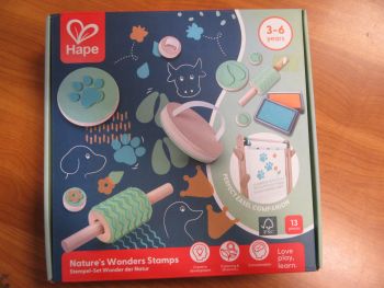 Творчески комплект Hape International - Печати ''Чудесата на природата'' - 13 части - нарушен търговски вид - 6943478047112-оказион - Онлайн книжарница Ciela | ciela.com
