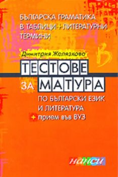 Тестове за матура по български език и литература + прием във ВУЗ