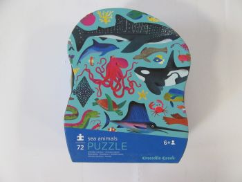 Пъзел Crocodile Creek Sea Animals - Морски животни - 72 части - 732396421755 - Онлайн книжарница Ciela | ciela.com
