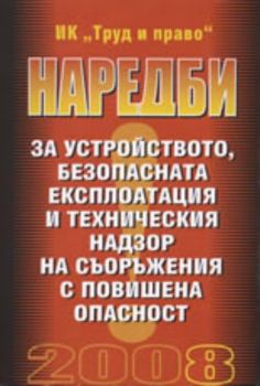 Наредби за устройството, безопасната експлоатация и техническия надзор на съоръжения с повишена опасност