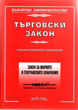 Търговски закон; закон за марките и географските означения
