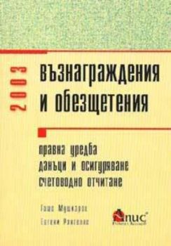 Възнаграждения и обезщетения 2003. Правна уредба, данъци и осигуряване, счетоводно отчитане