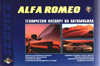Alfa Romeo. Технически паспорт на автомобила