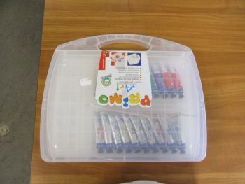 Комплект за рисуване Primo в куфарче - фин акрил и акварел по 10 цвята - нарушен търговски вид - 8006919002731-оказион - Онлайн книжарница Ciela | ciela.com