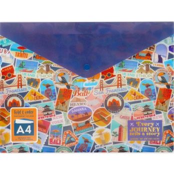 Папка с копче Legami - Extraordinary Stationery - Fold and Order - 8052694123499 - Онлайн книжарница Ciela | ciela.com
