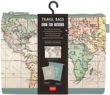 Чанти за пътуване Legami - Travel, 3 бр. - 8052783616055 - Онлайн книжарница Ciela | ciela.com