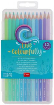Комплект цветни моливи Legami - Extraordinary Stationery - Live Colorfully - 8053610785906  - Онлайн книжарница Ciela | ciela.com