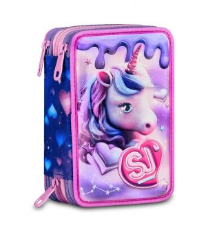 Несесер - Seven - PixieUnicorn - 3 ципа - пълен - 8055714330709 - Онлайн книжарница Ciela | ciela.comа