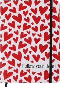 Тефтер I-Total - Hearts - A5 - 8059037070007 - Онлайн книжарница Ciela | ciela.com