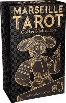 Marseille Tarot - Marianne Costa - Gold & Black Edition - Lo Scarabeo - 9788865278468
 - Онлайн книжарница Ciela | ciela.com
