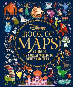 Disney Book of Maps - A Guide to the Magical Worlds of Disney and Pixar - Hardback 