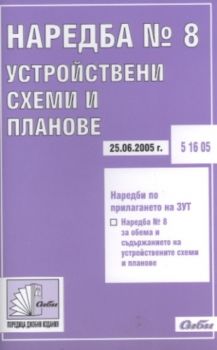 Наредба №8. Устройствени схеми и планове