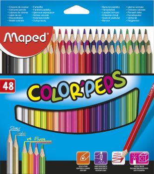 Цветни моливи Maped Color Peps - 48 цвята - 3154148320487 - Онлайн книжарница Ciela | Ciela.com