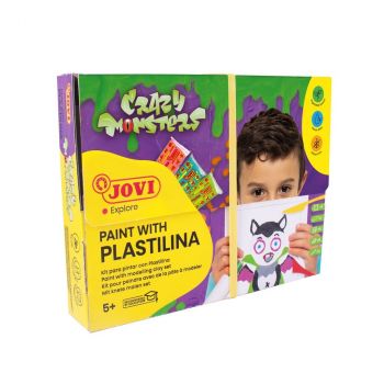 Jovi комплект рисувай с пластилин - Crazy Monsters - Онлайн книжарница Сиела | Ciela.com