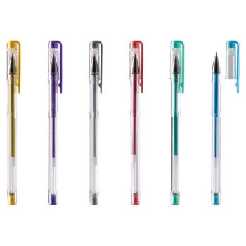 Комплект Гел Химикалки Stella, Брокат, 0.9 мм, 6 броя - 8600828174239 - Онлайн книжарница Ciela | ciela.com