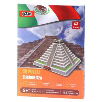 Пъзел Sozzle - 3D - Maya Pyramid - 43 части - 8600828222497 - Онлайн книжарница Ciela | ciela.com