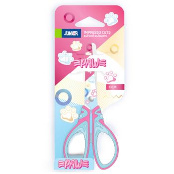 Ножица за училище, Impresso cuts, блистер Paw 13 см - 8600828334404 - Онлайн книжарница Ciela | ciela.com