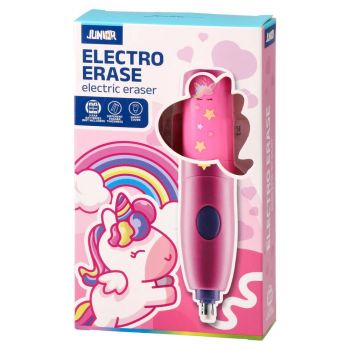 Електрическа гума Junior Electro Erase, розова - 8600828340733 - Онлайн книжарница Ciela | ciela.com