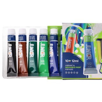 Темперна боя Brillio Junior - 10 цвята х 12ml