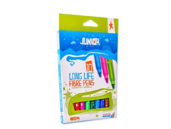 Флумастери Junior 10 цвята - Онлайн книжарница Сиела | Ciela.com