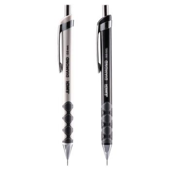 Механичен молив Diamond, 0.5мм, бял и черен - 8605028859580 - Онлайн книжарница Ciela | ciela.com