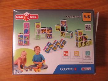 Магнитни кубчета Geomag - Животни от джунглата, 6 части - нарушен търговски вид - 871772001454-оказион - Онлайн книжарница Ciela | ciela.com