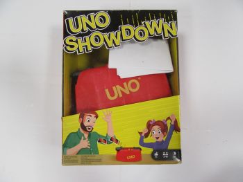 Карти за игра UNO Showdown - Устройство със звук и светлина - Нарушен търговски вид