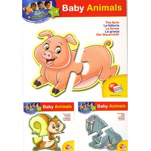 Животните! - бебешка логическа настолна игра-пъзел