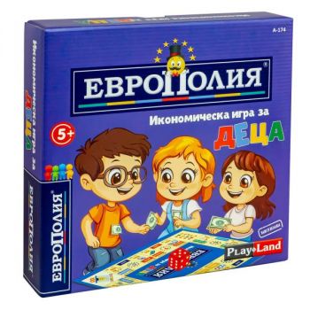 Настолна игра Play Land - Европолия за деца