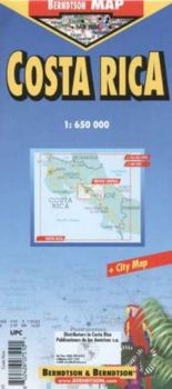 Costa Rica/ 1: 650 000+ City Map