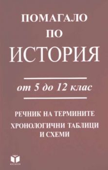 Помагало по история от 5 до 12 клас: речник на термоните, хронологични таблици и схеми