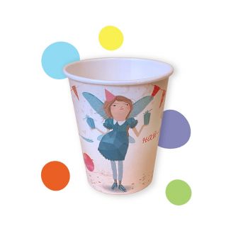 Картонена чаша за най-рожден ден с Ванилия - 12 бр. - 92030000009 - Рибка - Онлайн книжарница Ciela | ciela.com