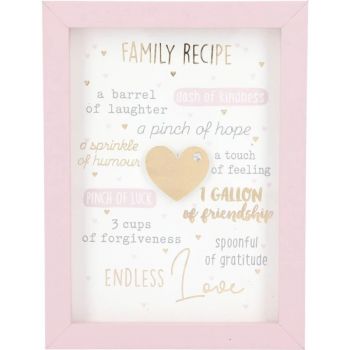 Розова рамка - рецепта за семейно щастие