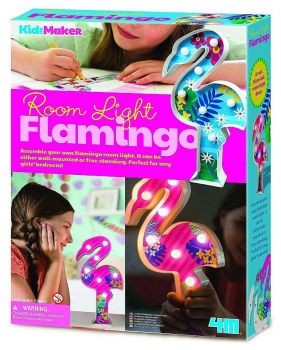 Направи си сам - Декоративна лампа, фламинго - 4893156047434 - KidzMaker - Онлайн книжарница Ciela | ciela.com