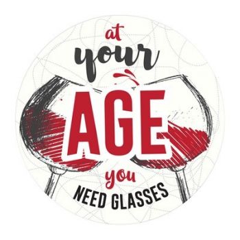 Табелка - картичка - At your age you need glasses - 2521010204199 - Simetro Books - Онлайн книжарница Ciela | ciela.com