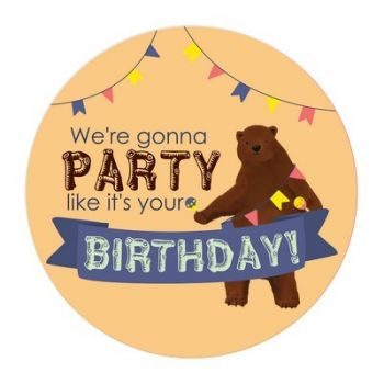 Табелка - картичка - We're gonna PARTY like it's your BIRTHDAY! - 2521010204441 - Simetro Books - Онлайн книжарница Ciela | ciela.com