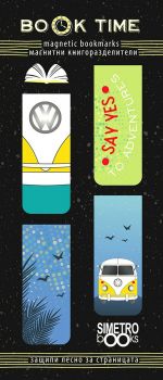 Магнитни книгоразделители - Book Time - Adventure time - 2521010205882 - Simetro Books - Онлайн книжарница Ciela | ciela.com