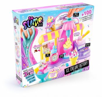 Творчески комплект - Canal Toys - Работилница за пухкав сладолед - 21 части - Многоцветен