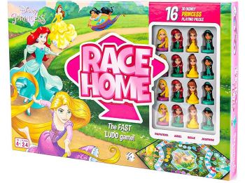 Настолна игра - Disney Princess Race Home Board Game - онлайн книжарница Сиела | Ciela.com