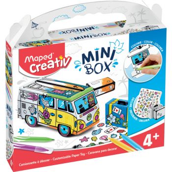 Създай и оцвети Каравана - Maped Creativ Mini Box - онлайн книжарница Сиела | Ciela.com 