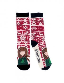 Чорапи в подаръчна кутия - Santoro Gorjuss Merry and Bright - Cosy - 5018997641781 - Онлайн книжарница Ciela | ciela.com