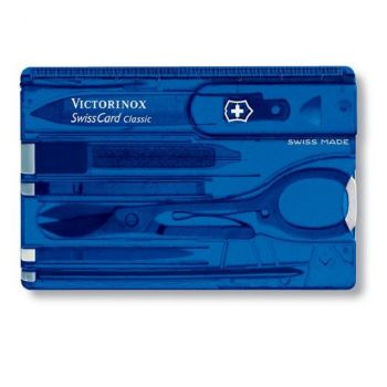 Швейцарски джобен нож-карта Victorinox SwissCard Sapphire  -7611160013583 - Онлайн книжарница Ciela | ciela.com