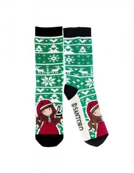 Чорапи в подаръчна кутия -Santoro Gorjuss Merry and Bright - Tis The Season - 5018997641798 - Онлайн книжарница Ciela | ciela.com