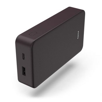 Външна батерия HAMA Color 20 - 20000 mAh - тъмно лилаво