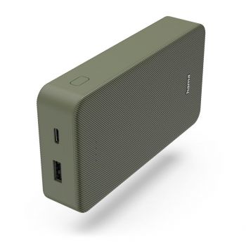 Външна батерия HAMA Color 20 - 20000 mAh - зелен
