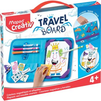 Магнитни изтриваеми фигури, 21 части - Maped Creativ Travel Board - онлайн книжарница Сиела | Ciela.com 