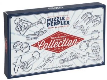 Комплект 3D метални пъзели Professor Puzzle, 10 бр.